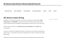 Desktop Screenshot of about-scuba-diving.com